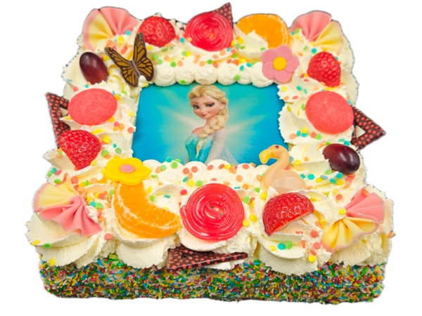 Kindertaart + afbeelding Meisje