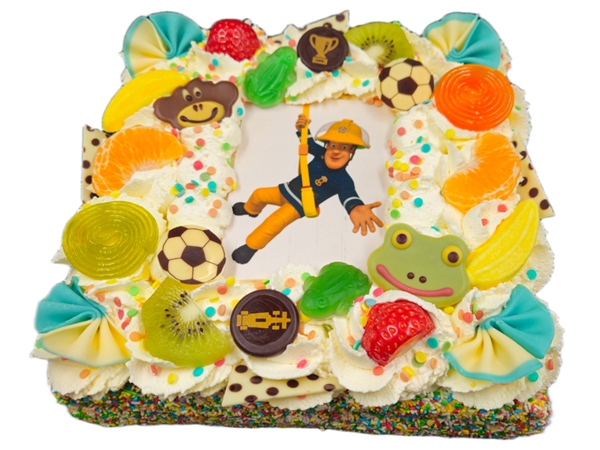 Kindertaart + afbeelding Jongen