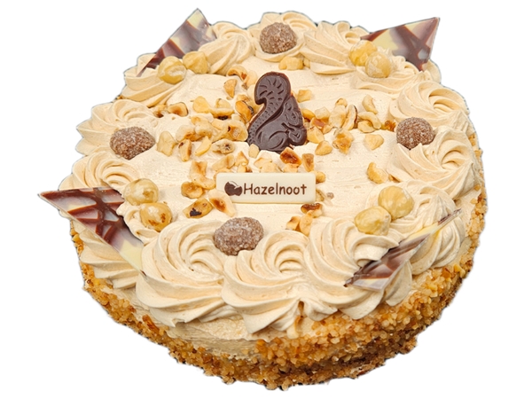 Hazelnootschuim taartje