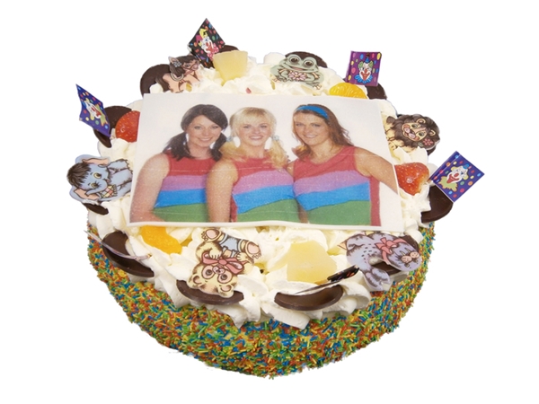 Kindertaart met afbeelding